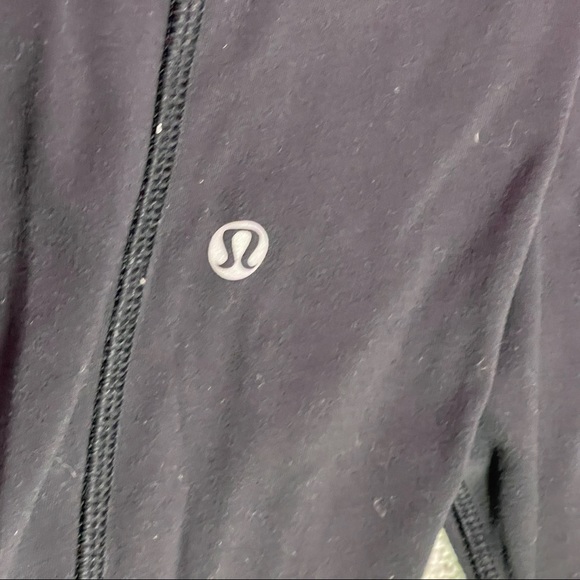 Lululemon Leggings Polka Dot Waist Side Pockets Size 8 - Picture 3 of 7